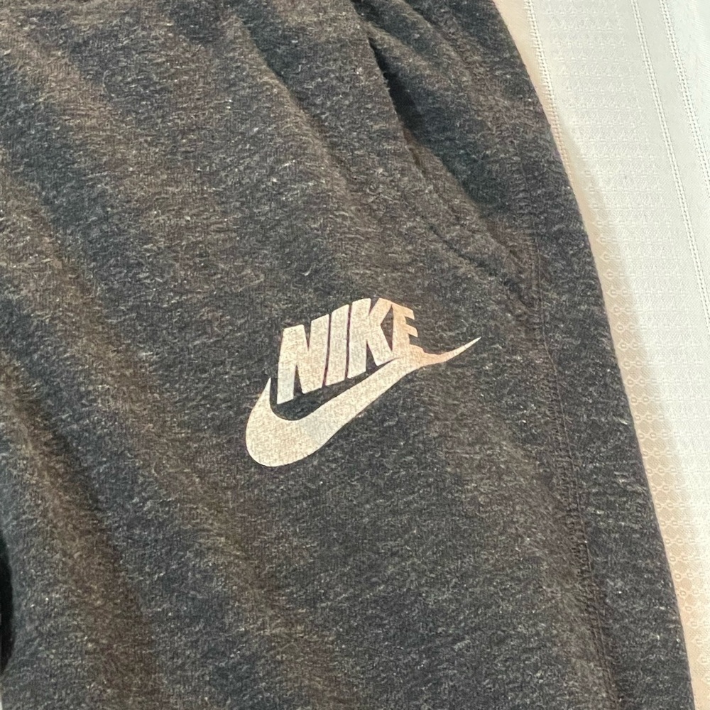 Nike Black Joggers with White Logo - Picture 2 of 5